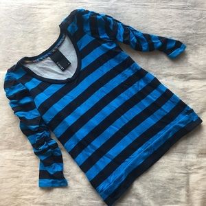 Anthropologie dolan 3/4 Sleeve Striped Sweatshirt